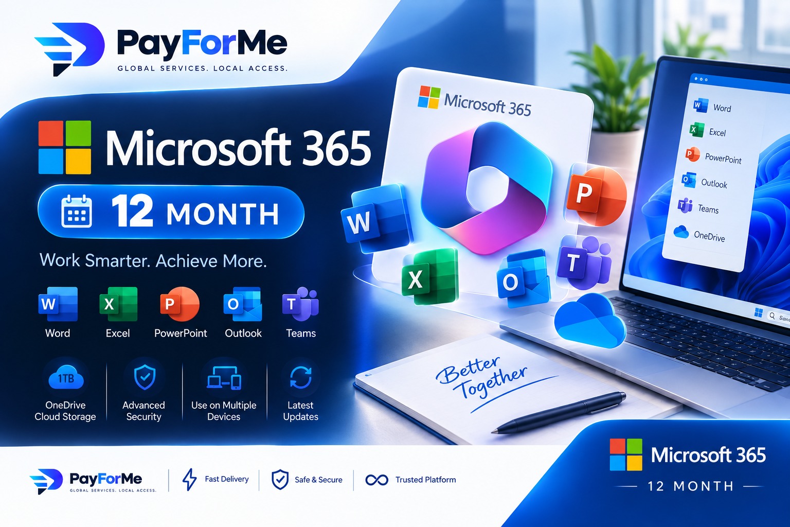 microsoft 365 12 month no warranty
