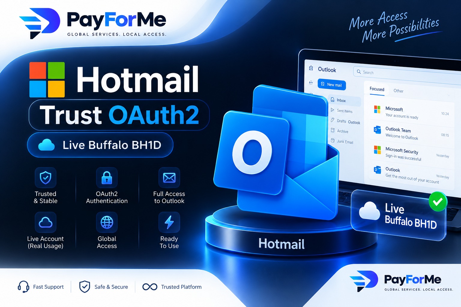 Hotmail Trust OAuth2 Live Buffalo BH1D