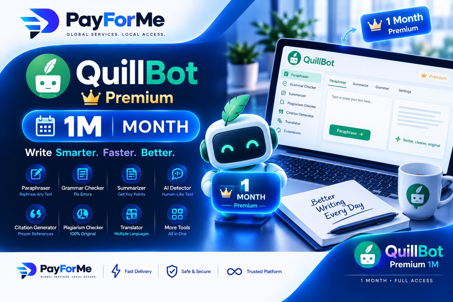 QuillBot Premium 1m