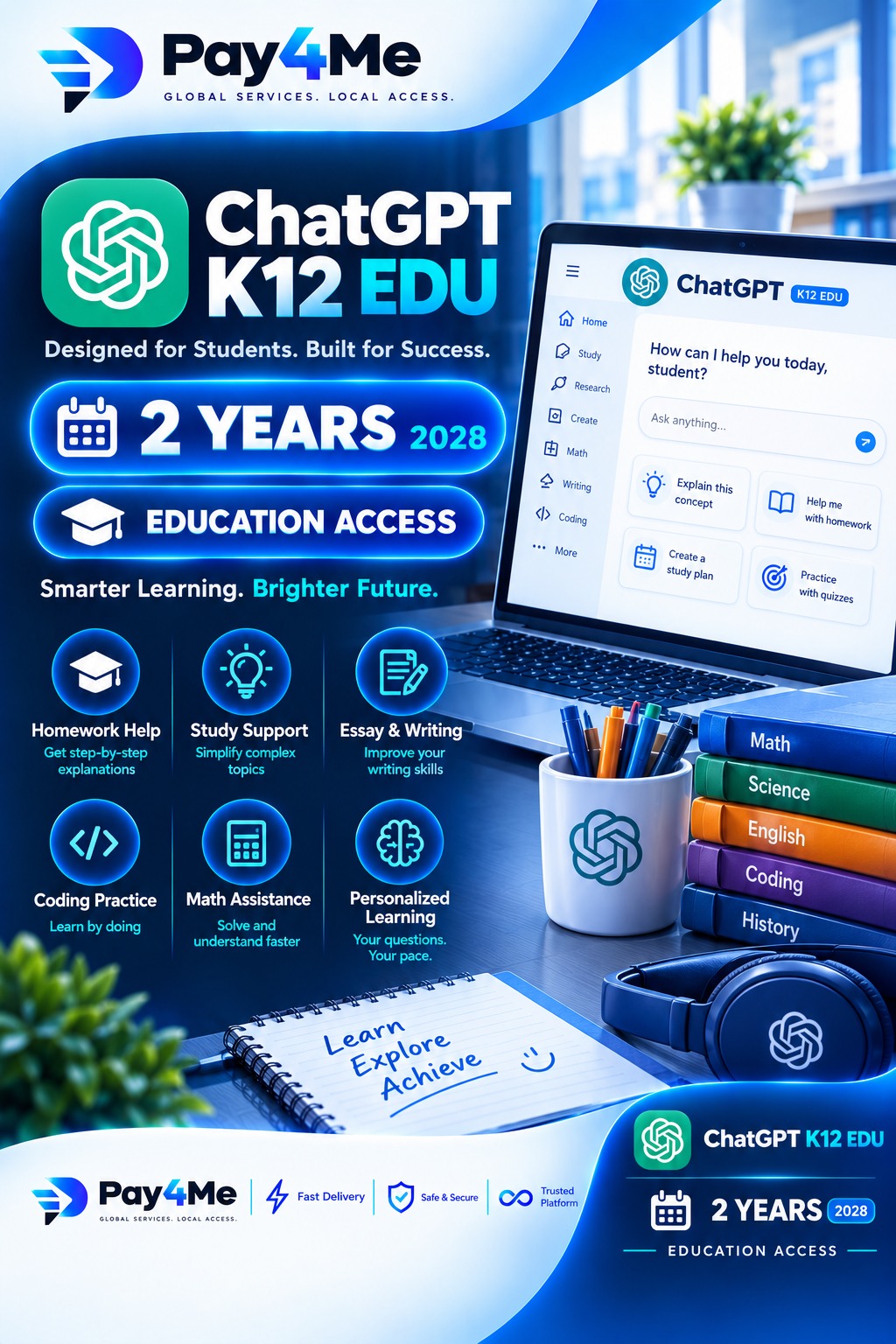 ChatGPT طلاب سنتين 2028